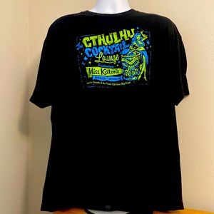 Cthulhu cocktail lounge shirt, gently used